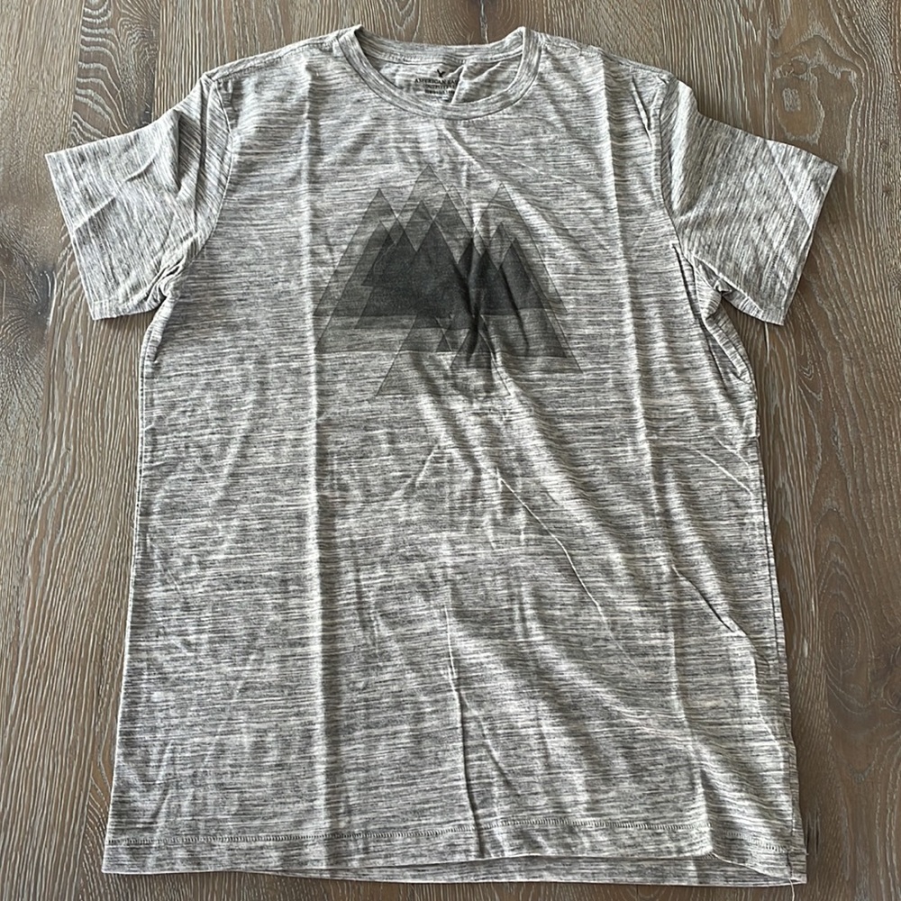 Men’s American Eagle Short Sleeved Geometric Print Graphic Tee | Large Tall